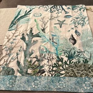Ocean-Themed Decorative Kitchen Hand Towel BNWT Michael Designs with ornaments